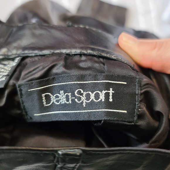 Vintage 1980s High Waist Leather Pants - Picture 13 of 13